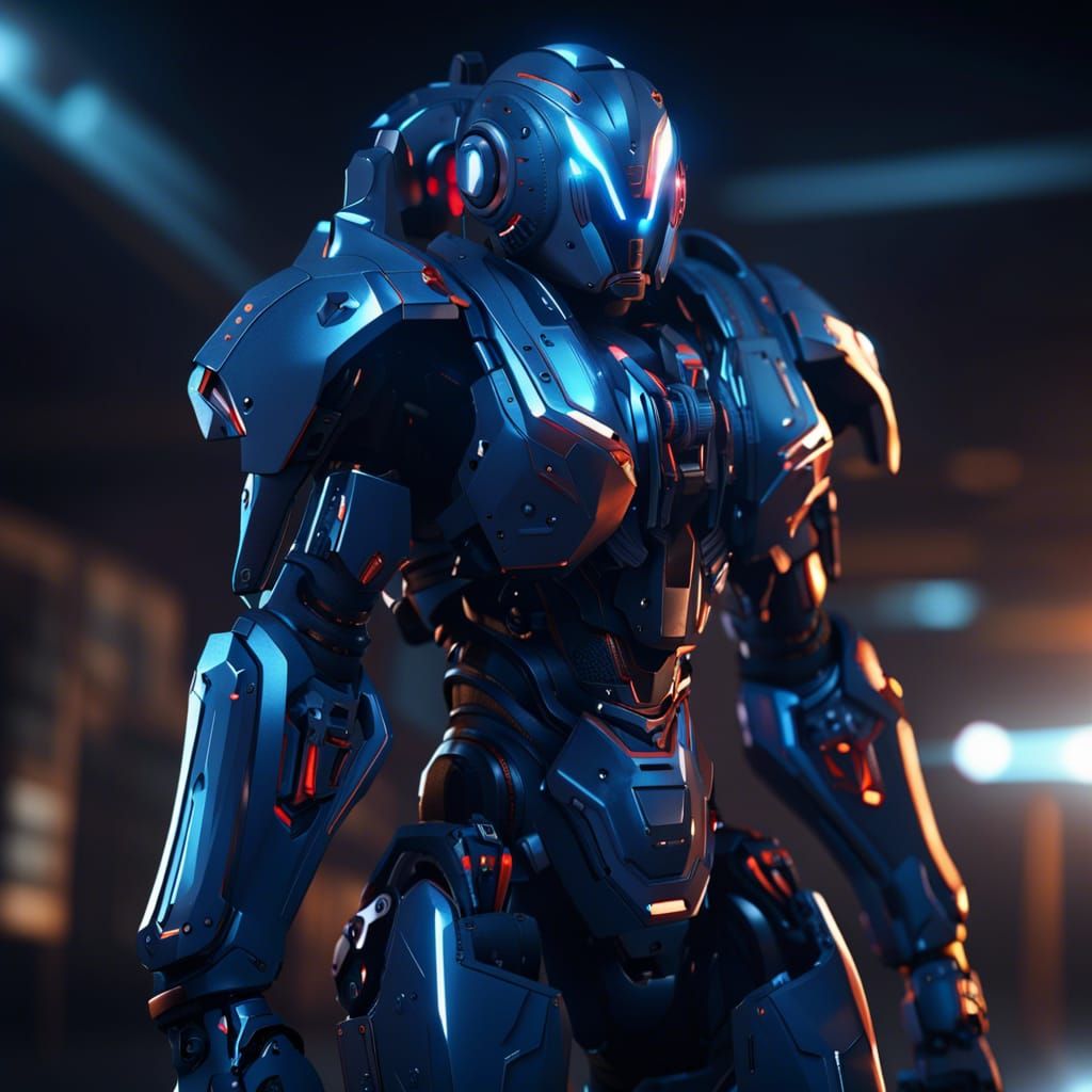 blue team infiltrator mech
