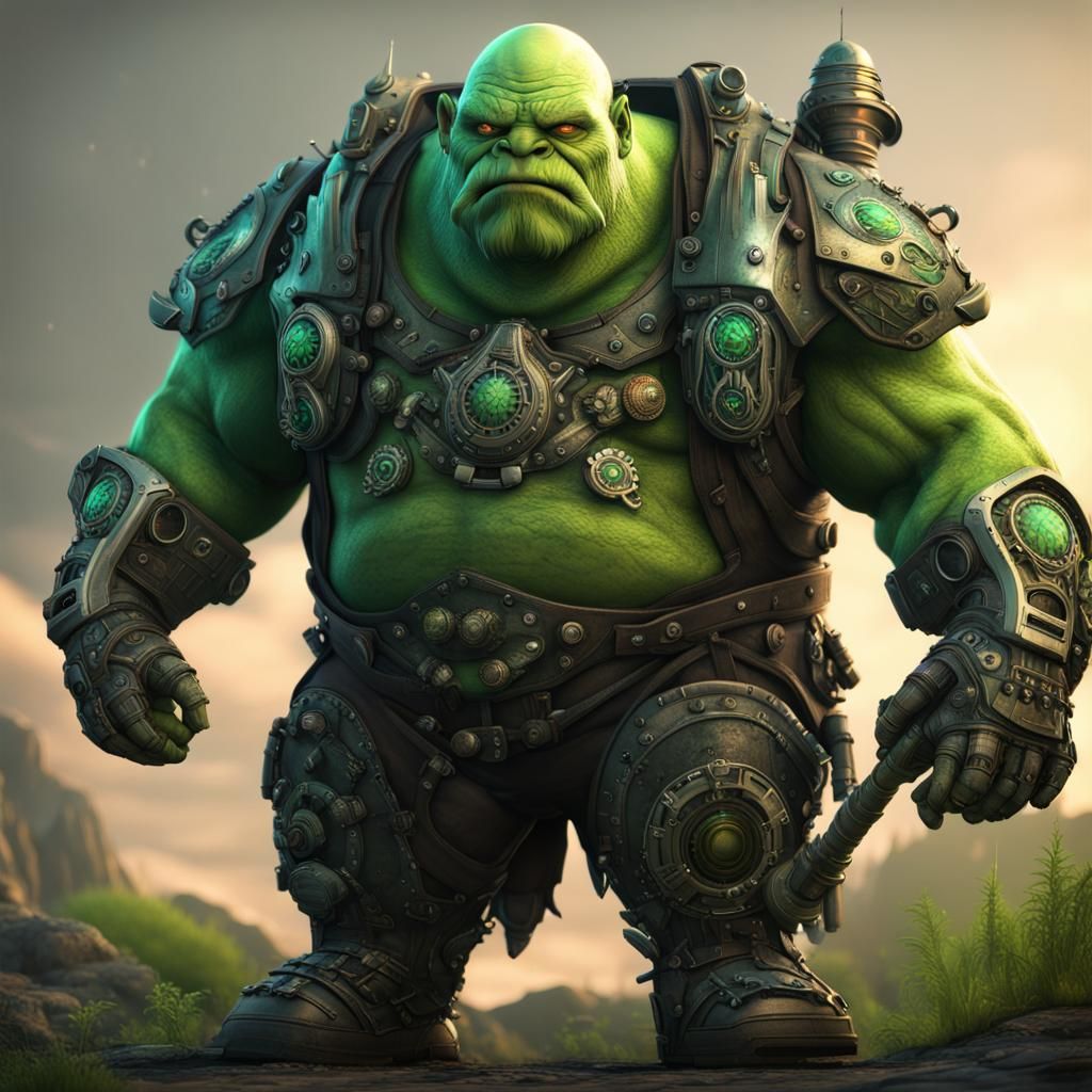 Ogre Space Soldier with Laser Sword