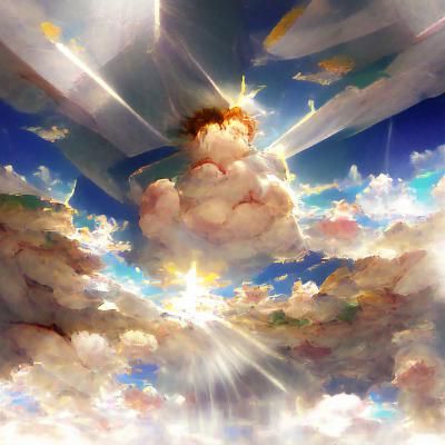 Divine Heavenly Sunshine in Soft Focus