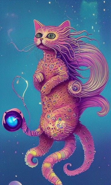 cat seahorse fursona