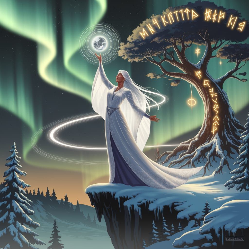 Ethereal Witch Unifies Forces Under Northern Lights