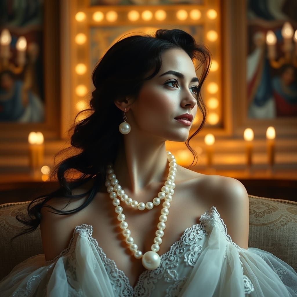 Pearl Symbolizing a Woman's Worth