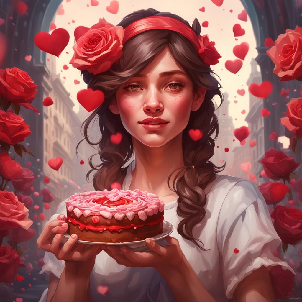 Couple's Dreamy Valentine's Day Moment