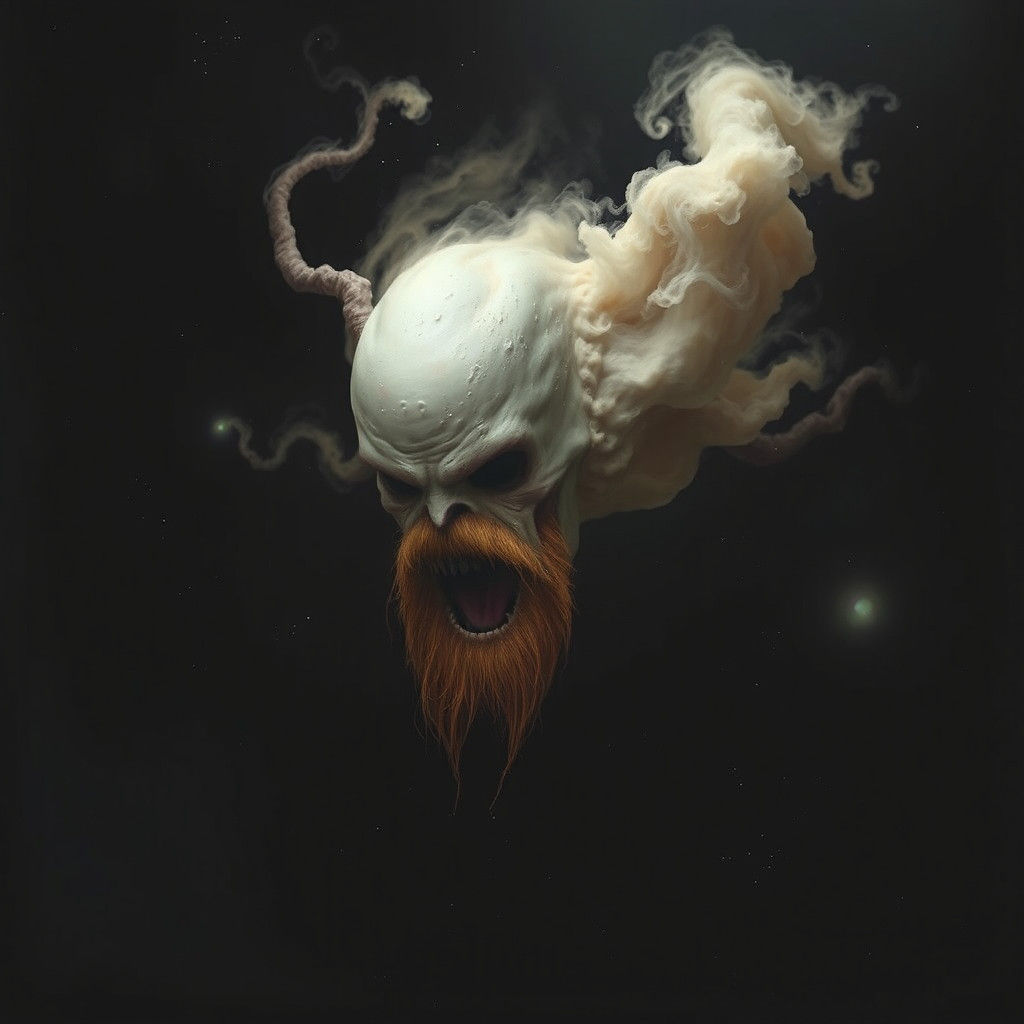 Malevolent Cosmic Entity in Dark, Empty Universe