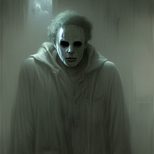 Michael Myers in Dark Gothic Horror Style