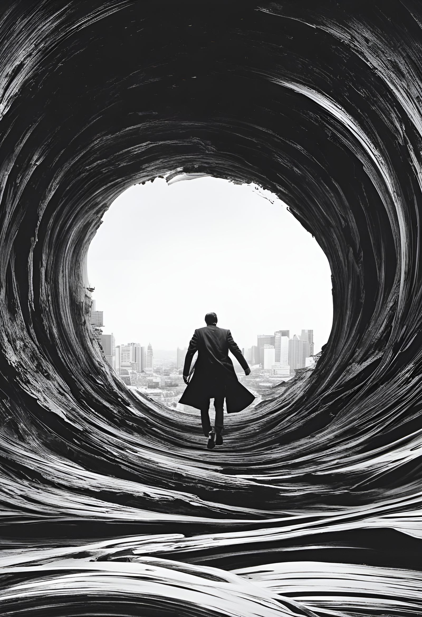 Acrophobia: Man Falling From Great Height