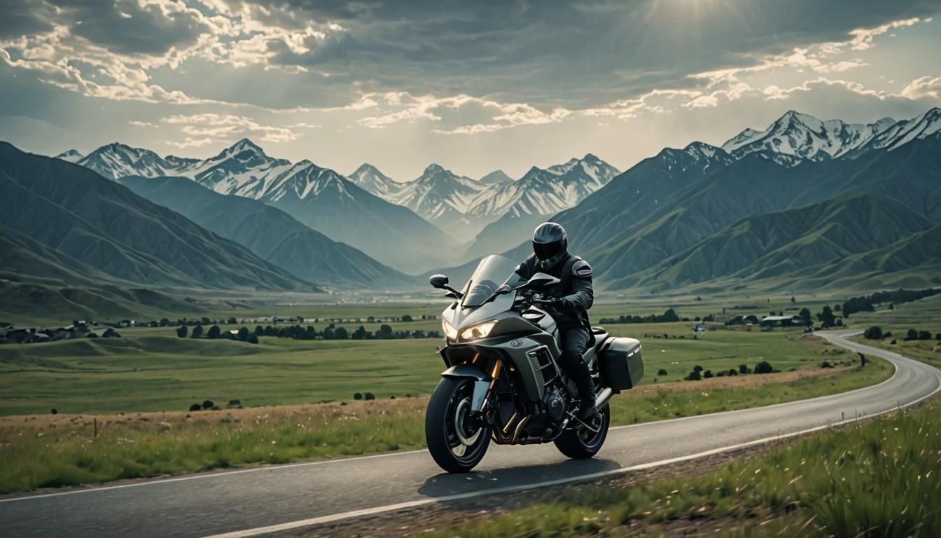 Epic Cinematic Masterpiece of a Jedi Knight on a Ninja H2R