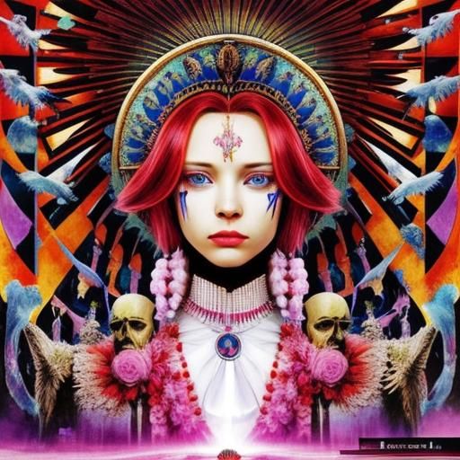 Ethereal Cityscape with Ancient Fortifications