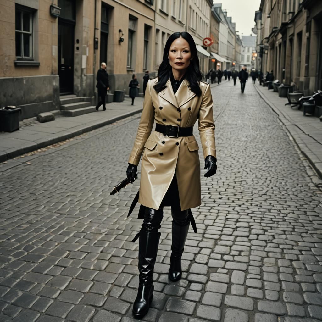 Satanic Queen of Gynarchy in Dramatic Berlin Streets