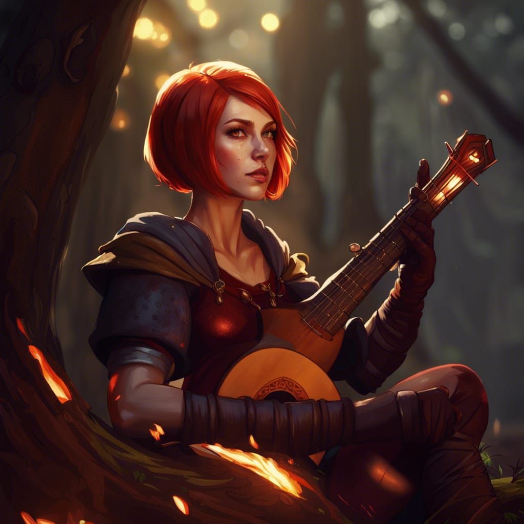 Leliana by the Bonfire in Triadic Colors