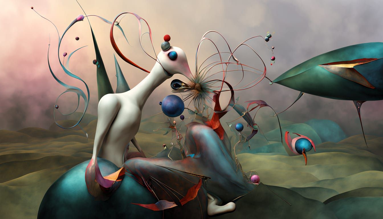 3D above view beautiful solarpunk aetherpunk idyllic utopian world with vast lush undulating landscape filled with thous...