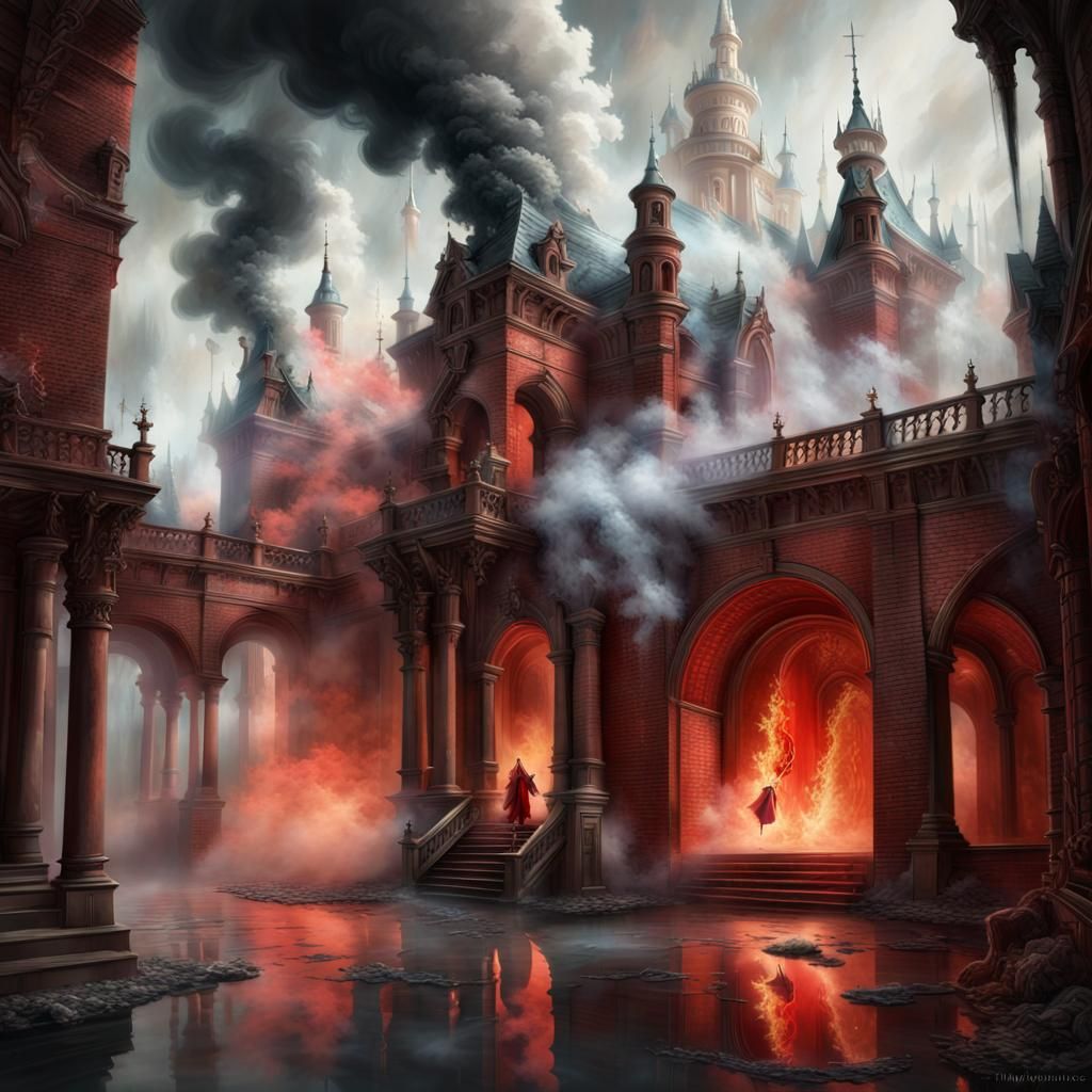 fire in the palace