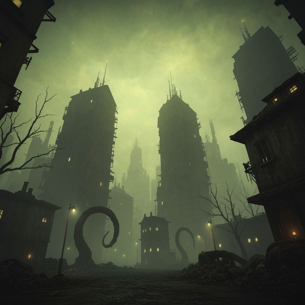 Fog-Shrouded Town Evokes Dread in Industrial Surreal Horror ...