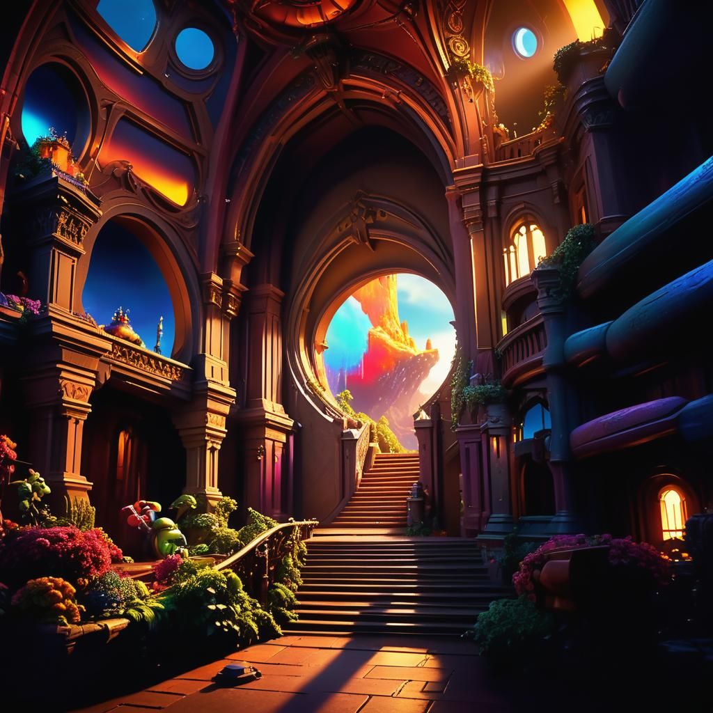 Epic Paradox Catalyst in Vibrant Fantasy Setting