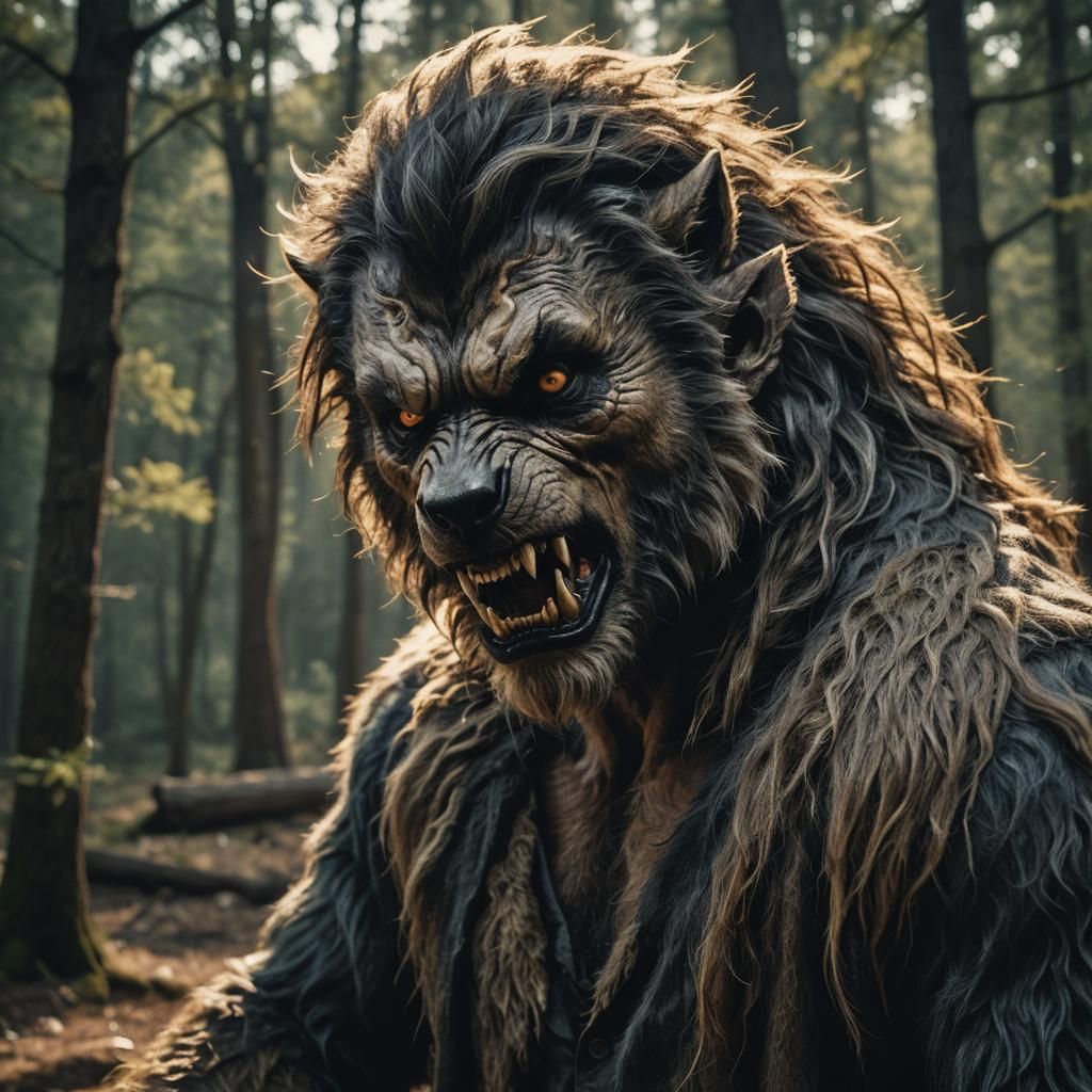 Surreal, Film-Noir Inspired Werewolf Captured in Cinematic G...