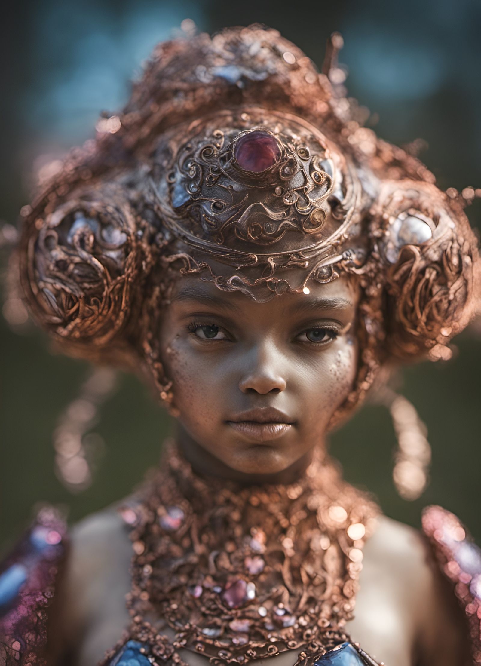 Bugfolk with a Dark, Shimmering Aura