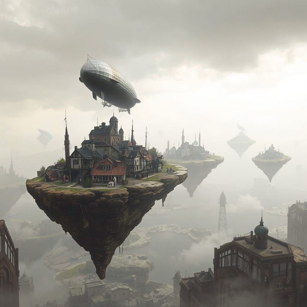 Floating Realms in Ephemeral Skies