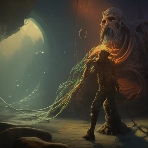 At Davy Jones locker