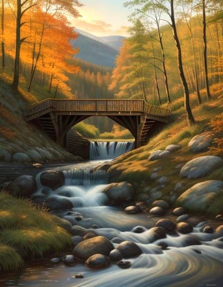 Hjard's Bridge above Balithra Creek.