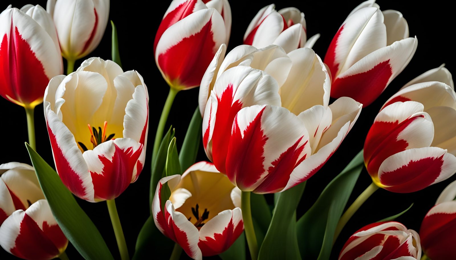 Ethereal Impressionist Tulip Portrait in Vibrant Hues