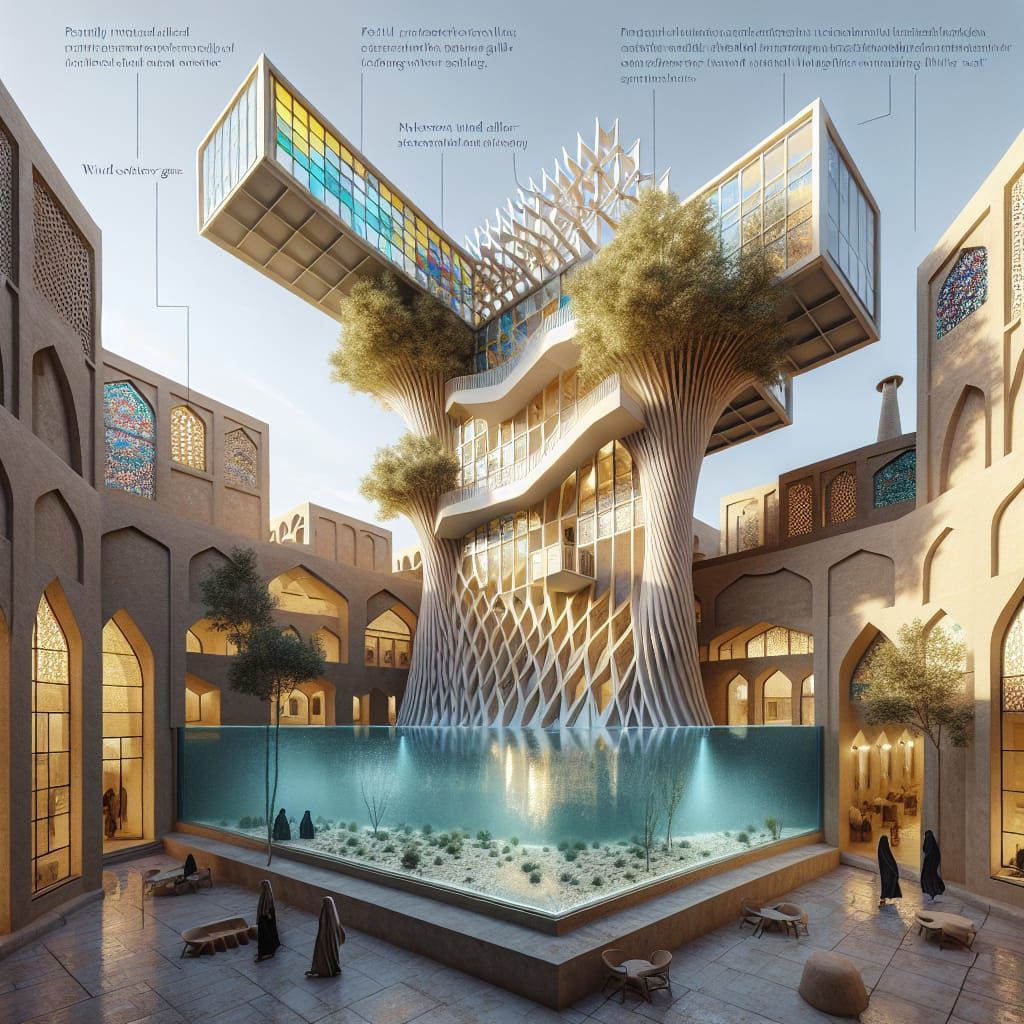 Desert Oasis Architecture: The House of the Friend in Yazd