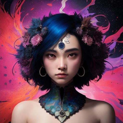 Surreal Taoist Balance of Yin and Yang