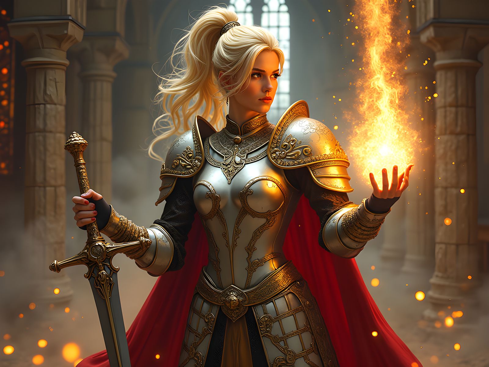 Regal Paladin Unleashes Divine Magic