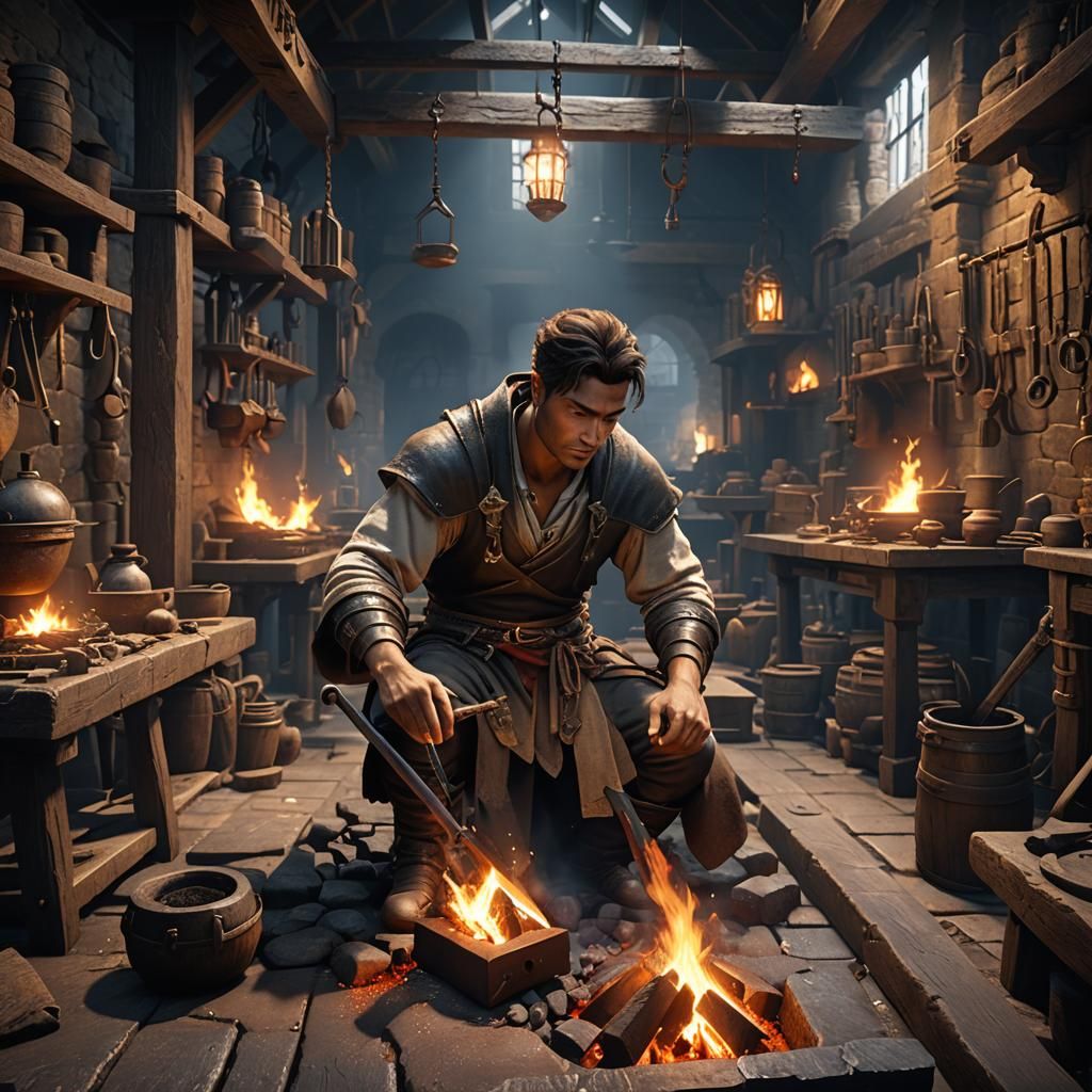 Forging a 3D Masterpiece in Epic Videogame Style