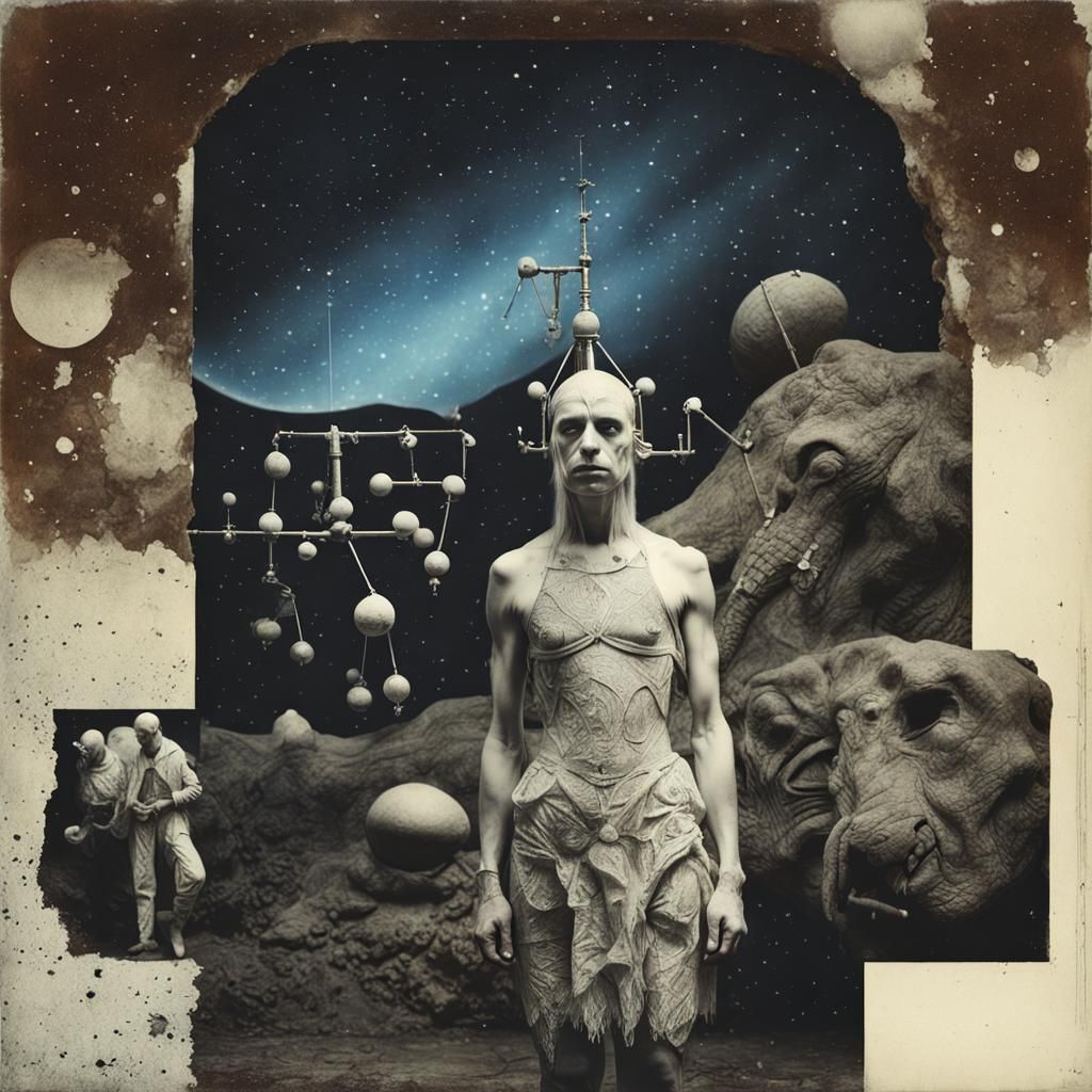 Exotic Dancers Contemplate the Cosmos in a Dreamlike Vibe