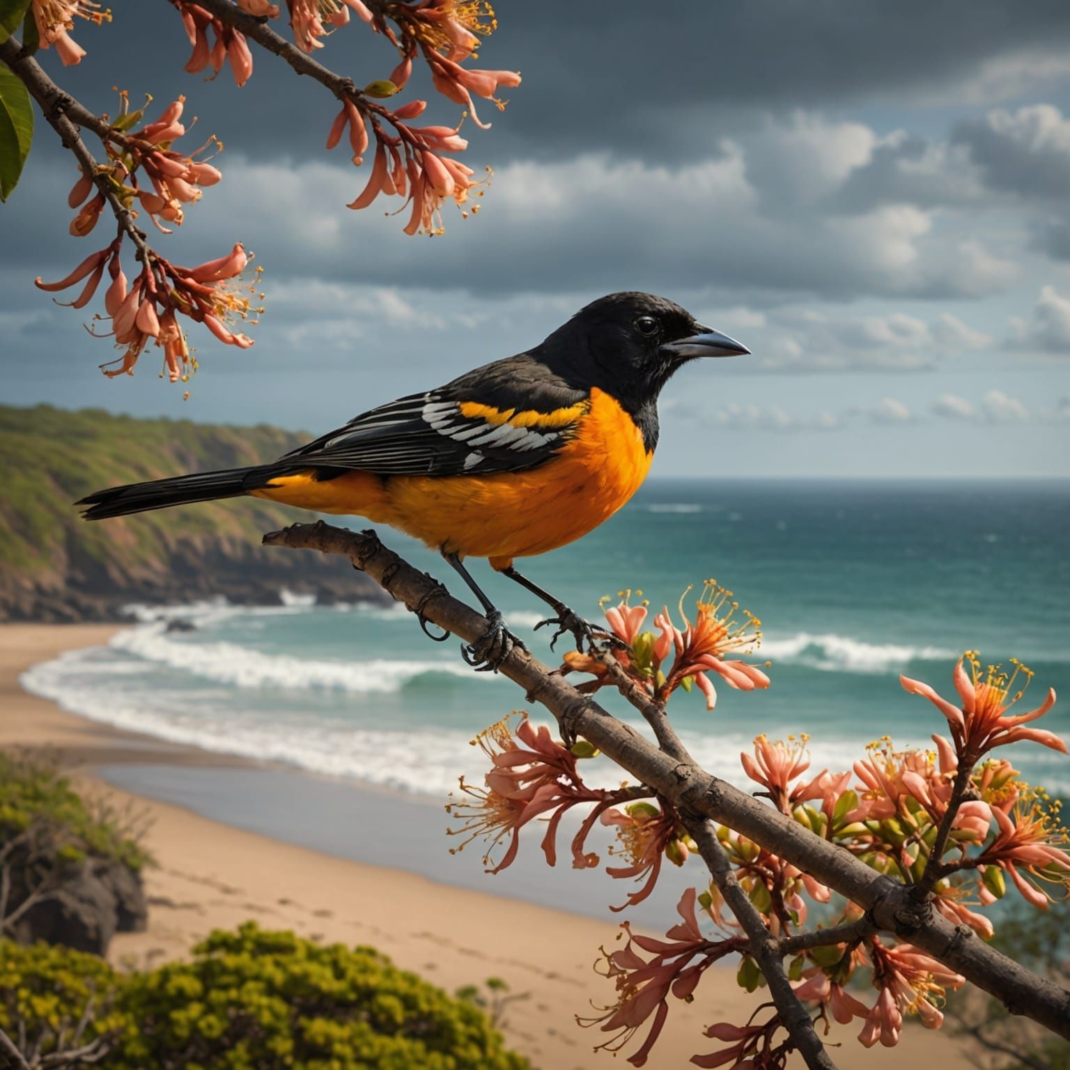 Epic Cinematic Orloge on Tamarind in Dramatic Beach Scene