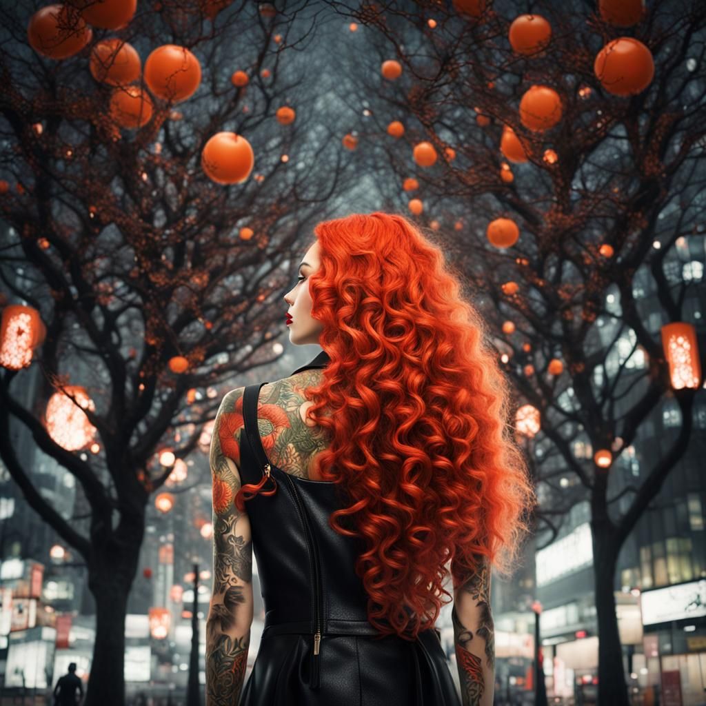 Glamorous Cyberpunk Goddess