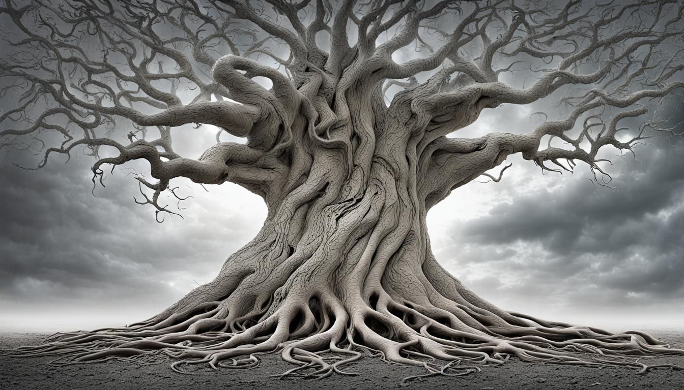 The only tree on an abandoned planet