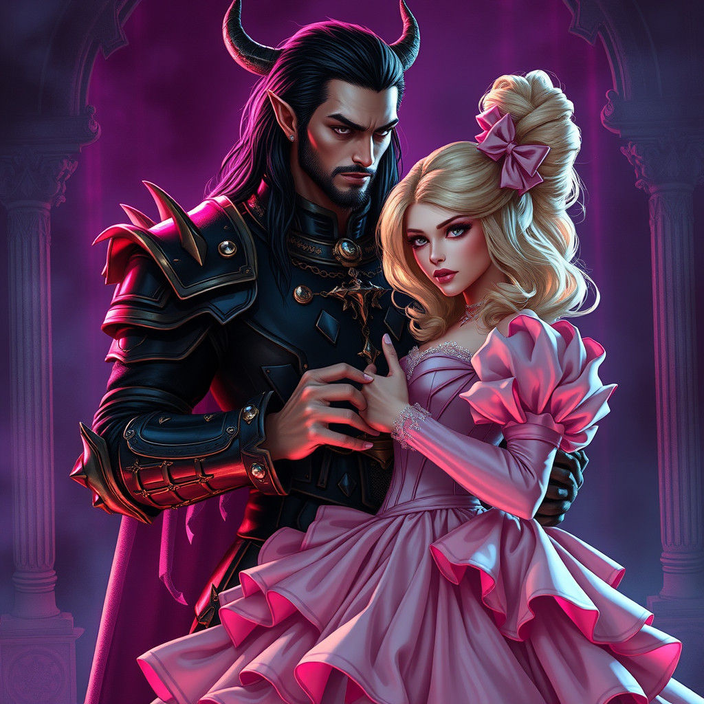 Regal Demon King Tenderly Dresses Royal Bride