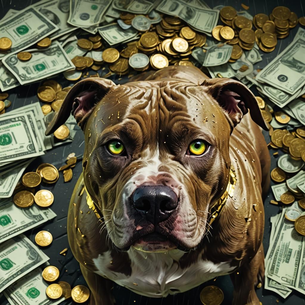 Surreal Pitbull Confronts Lavish Wealth in Brilliant Matte P...