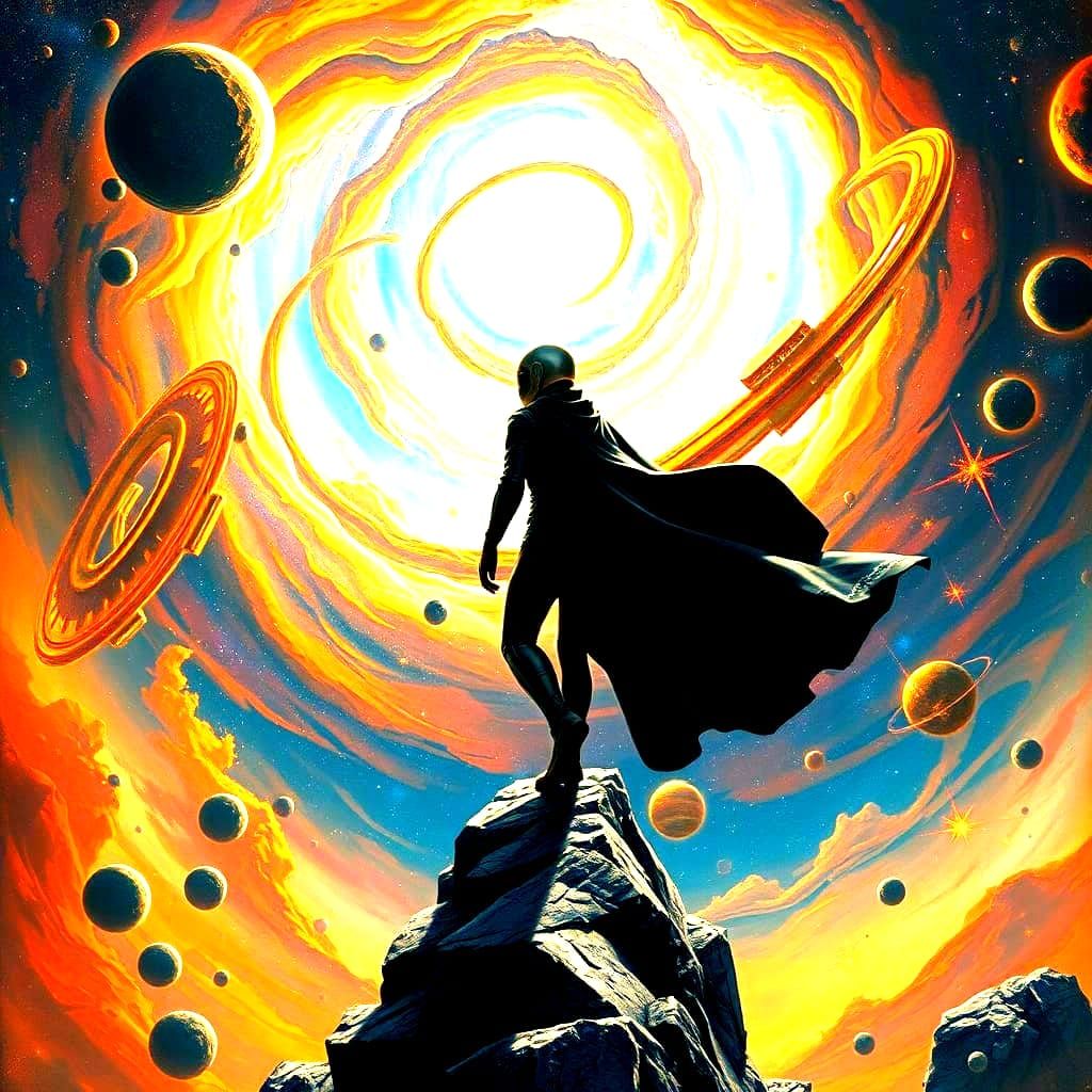 Infinity's Edge: A Cosmic Leap