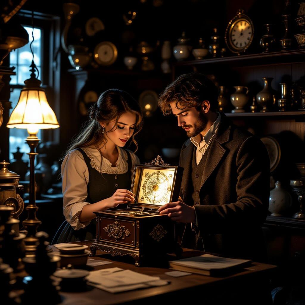 Couple Discovers Mysterious Music Box in Antique Shop