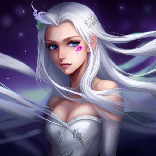 Snow Princess in a Braided Braid