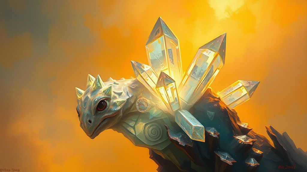 Ethereal Crystal Form Revealed in Golden Haze