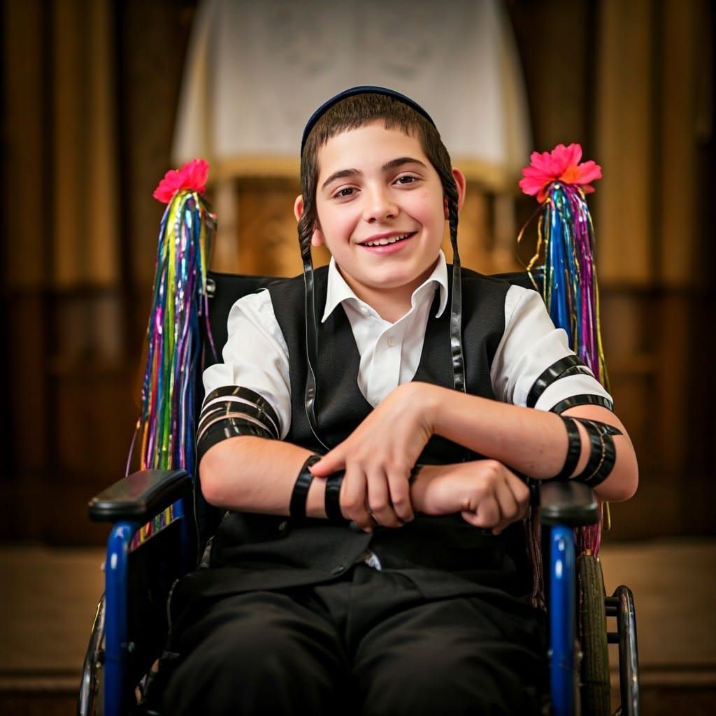 Haredi Boy Celebrates Bar Mitzvah with Joy and Pride