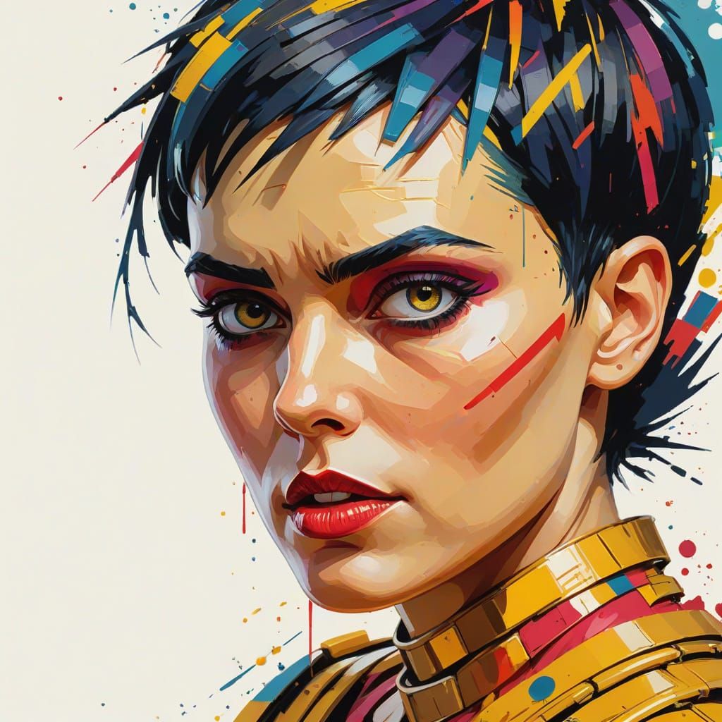 Furiosa Pop Art Screen Print in 8K
