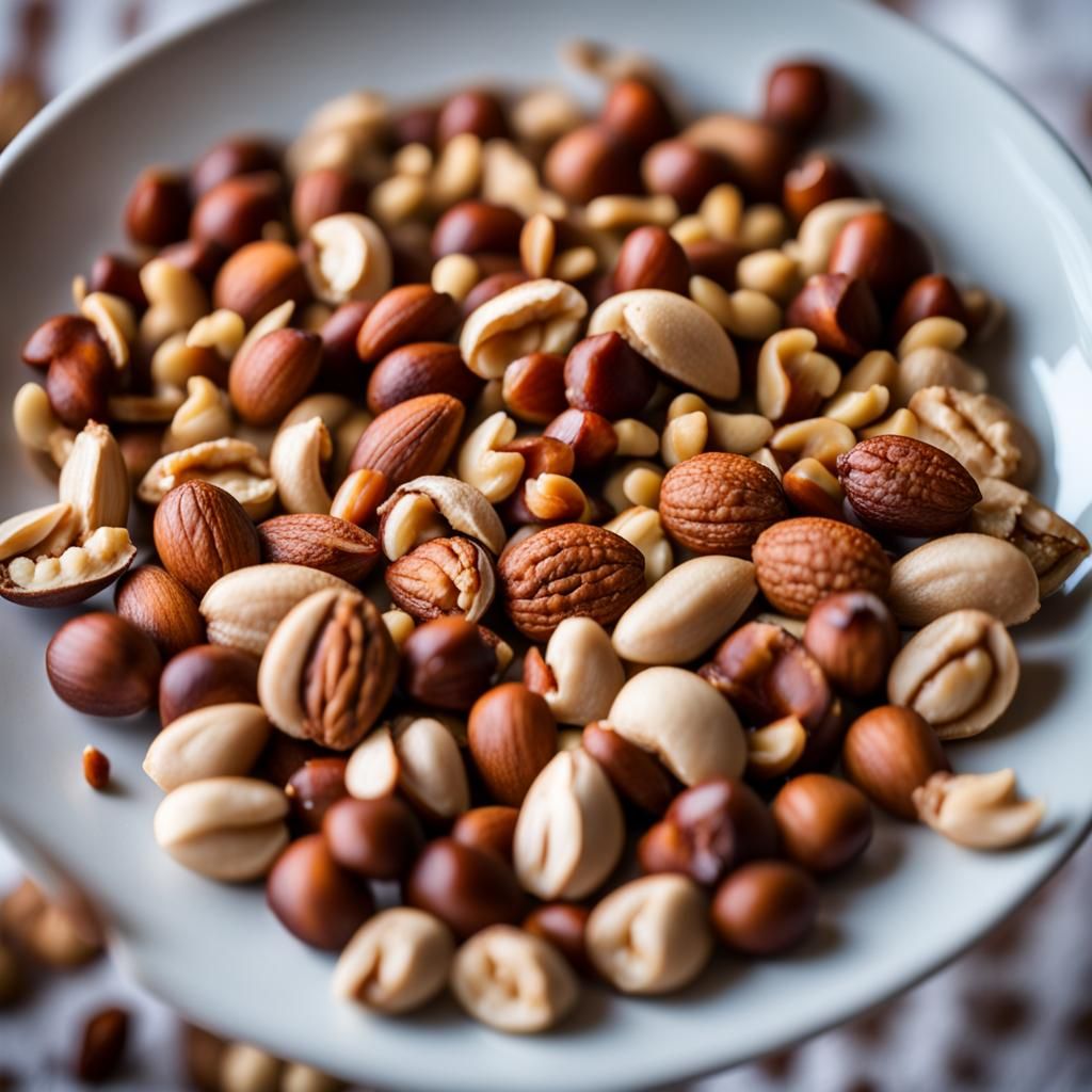 Exotic Nut Collection in Studio Lighting