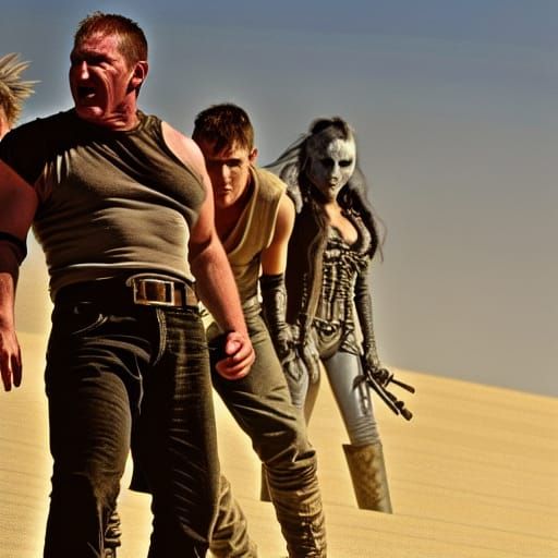 Cyberpunk King Rules the Desert Wastes