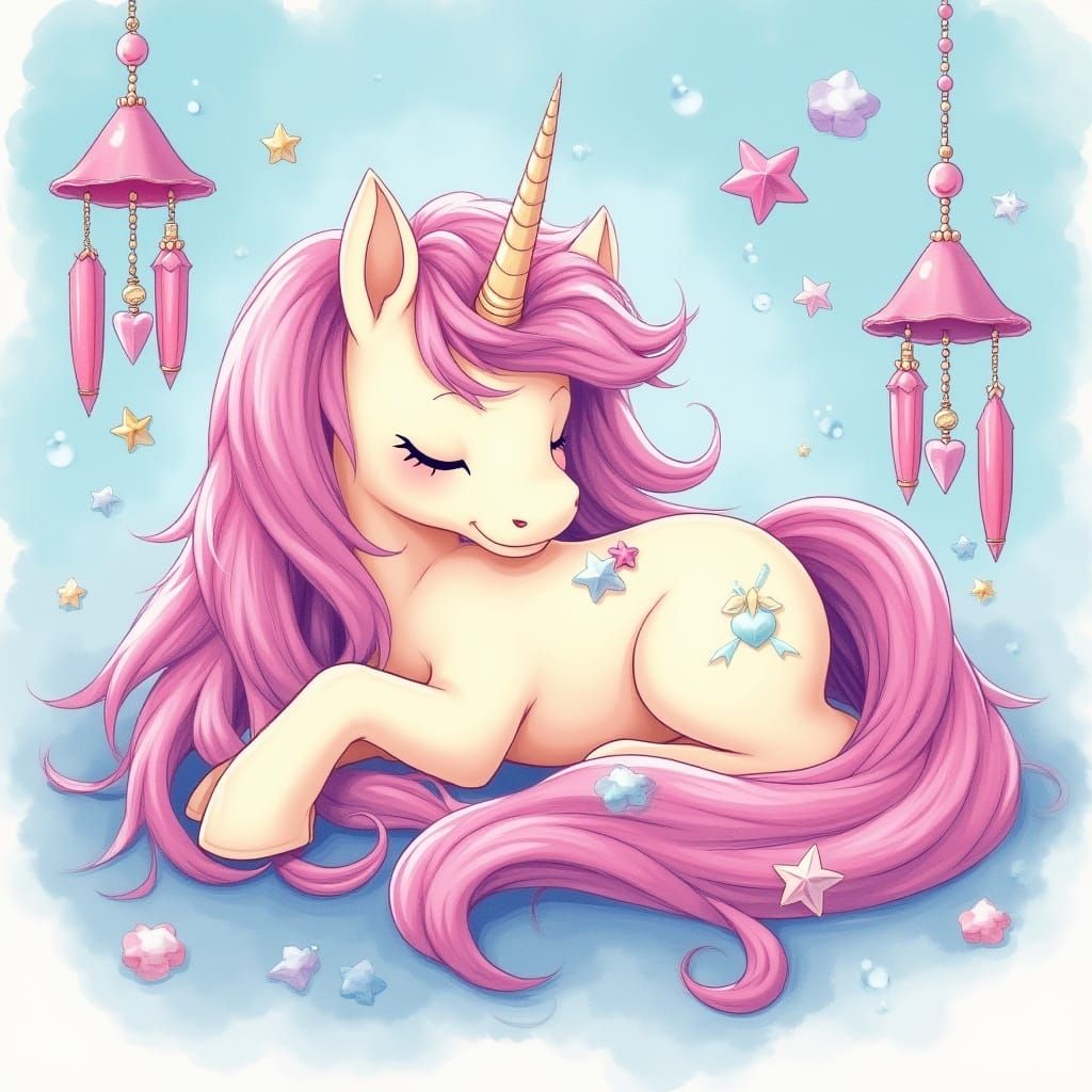 Majestic My Little Pony in Anime Style