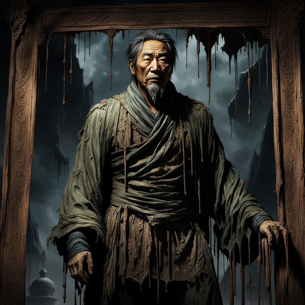 Ethereal Horror in Dark Fantasy Style