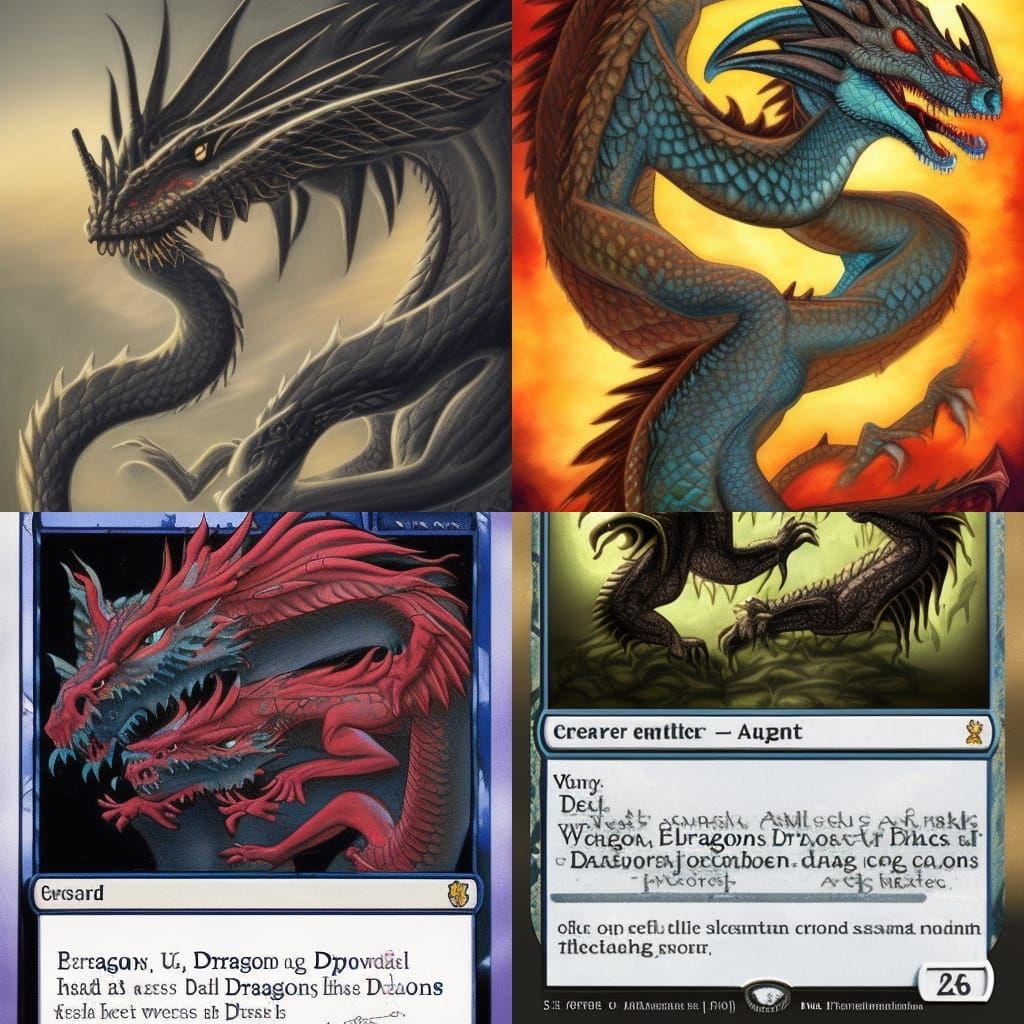 A Dazzling Scene of Dragons in Majestic Harmony