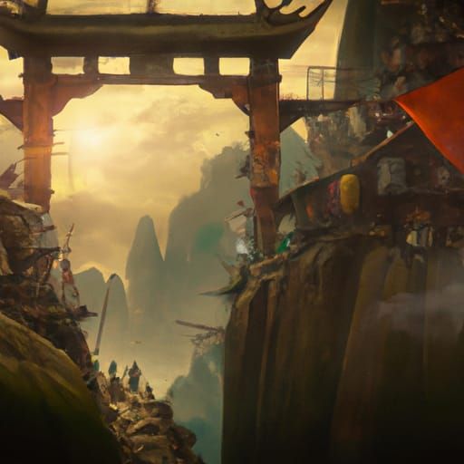 Epic Cinematic Vietnam Landscape in Digital Matte Painting