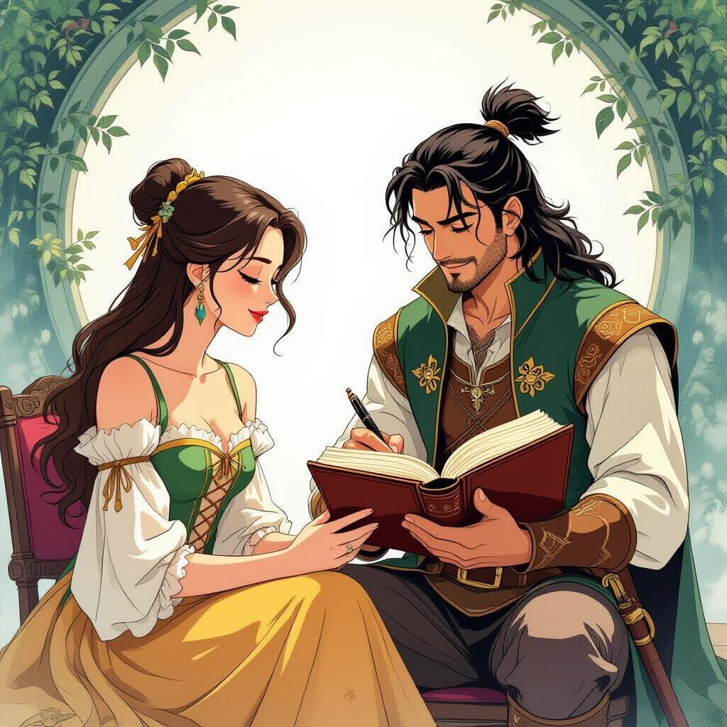 Bard Writes Reality in Miyazaki-Inspired Whimsical Style