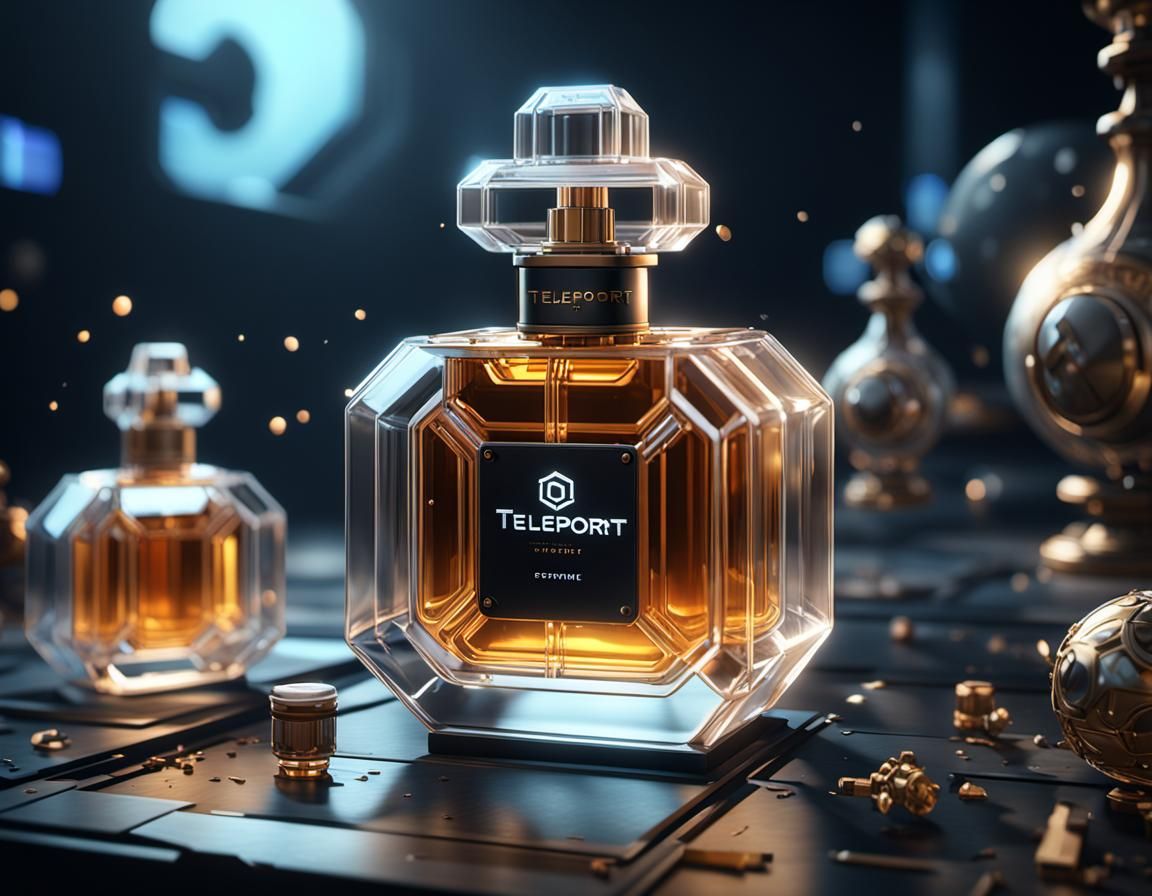 Epic Futuristic Fragrances in 8K 3D Masterpiece
