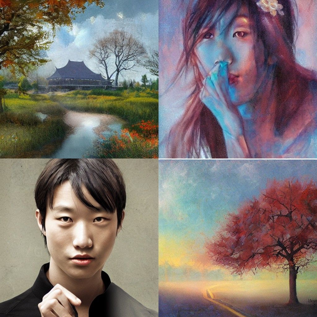 Abstract Art Piece in Geometric Style