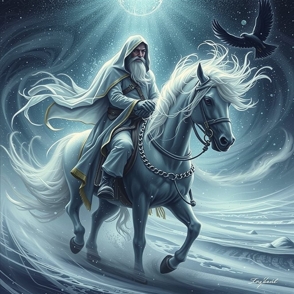 *Der Reiter im Wintersturm**